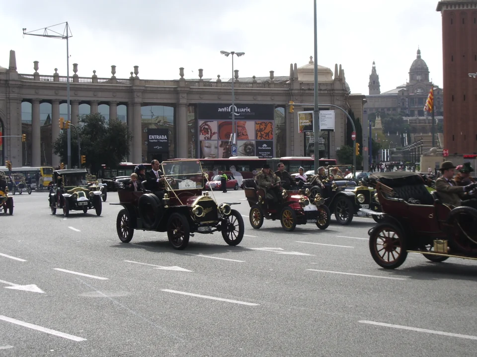 Coches vintage en Barcelona