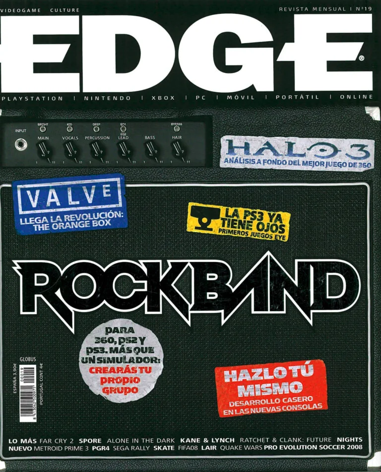 Una de las portadas de la primera época de EDGE en España