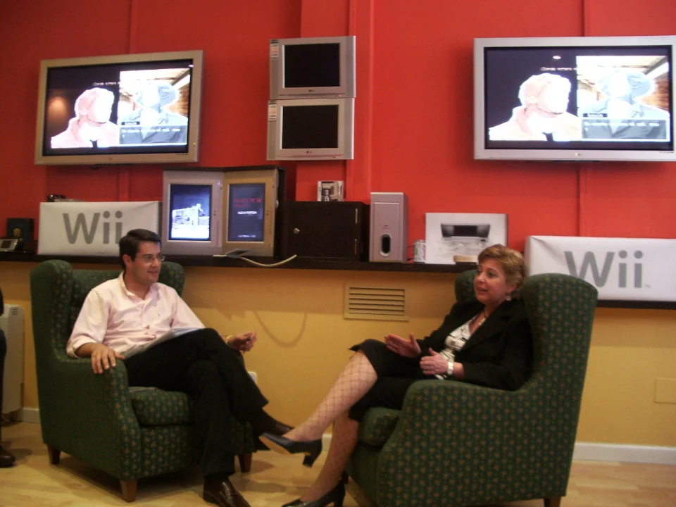 Pedro Bouza y Cristina Macia