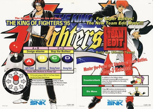 KOF '95 Controles