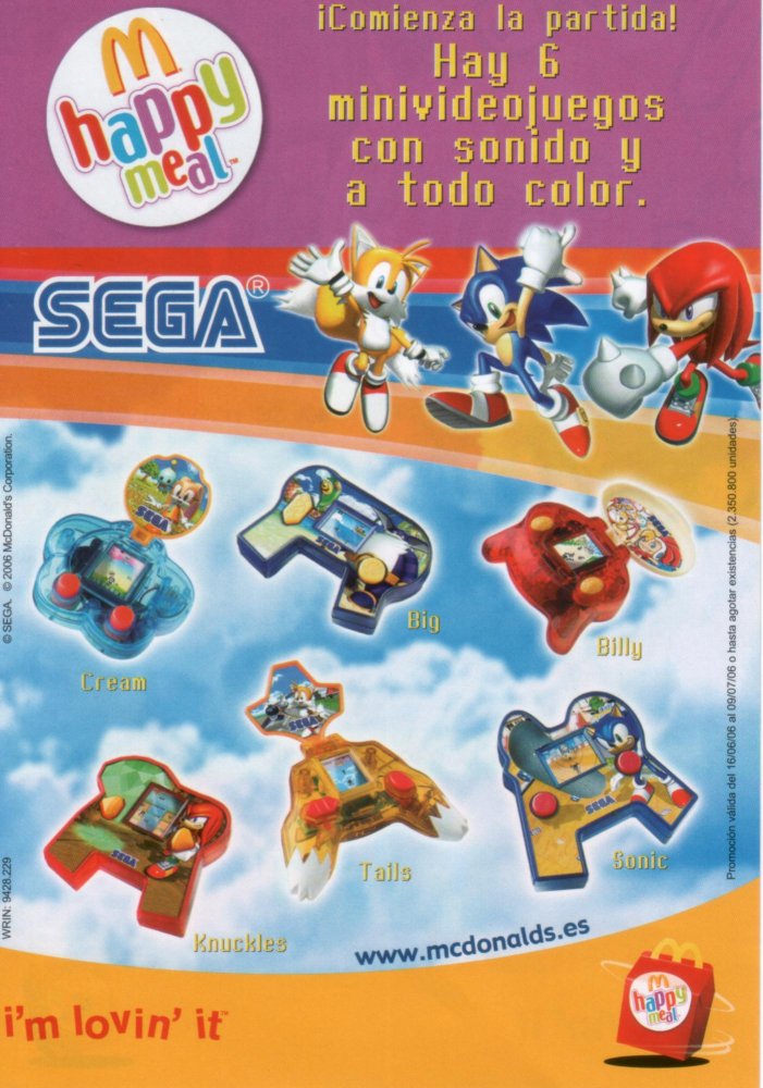 Sonic en McDonalds