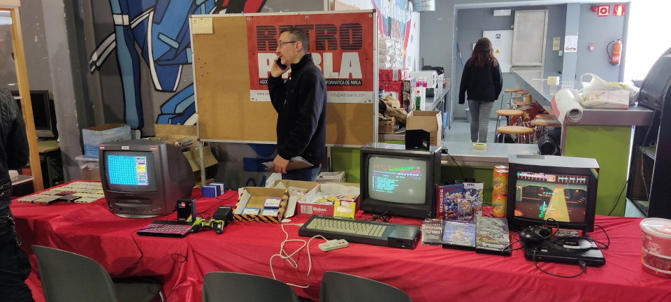 Stand de la asociación Retro Parla